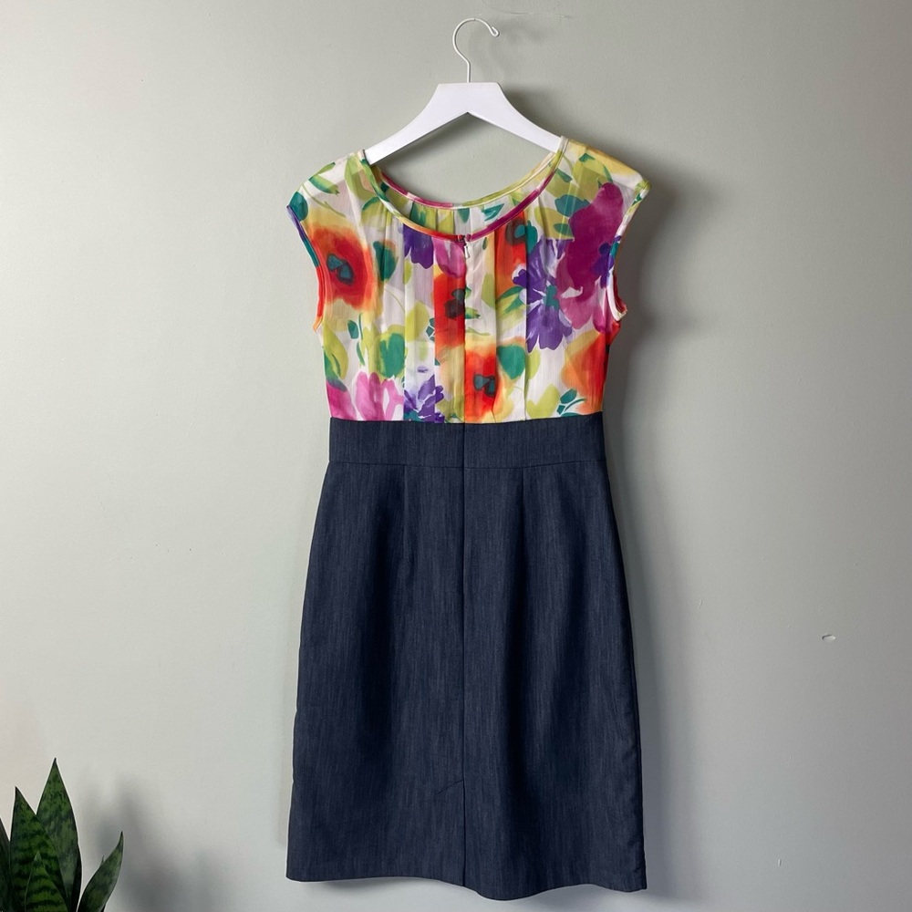 Alyx Dress w Floral Top and Denim Skirt Bottom / Size 4 - Picture 6 of 8